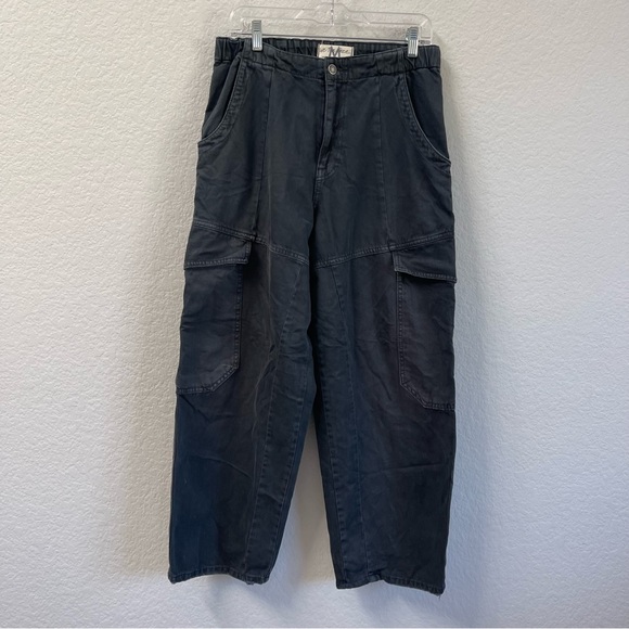 Free People We The Free All Star Pull-On Jeans High Rise Size Medium - Picture 2 of 6